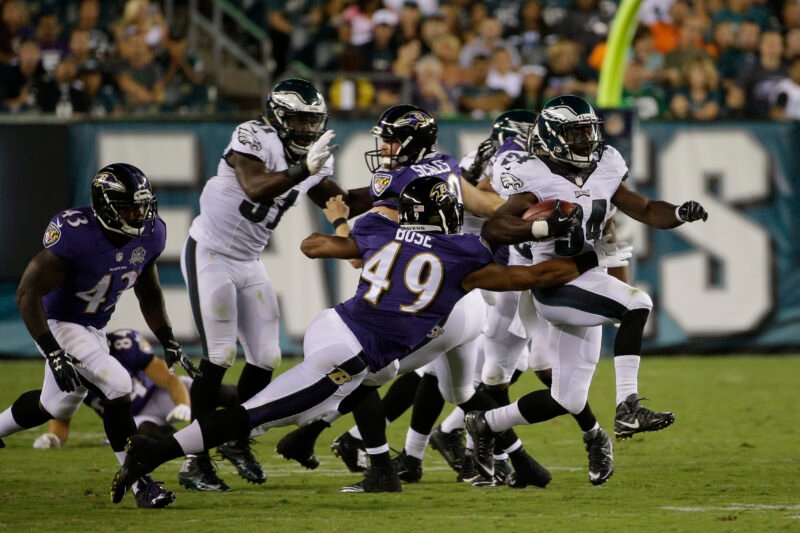 Philadelphia Eagles vs Baltimore Ravens Match Player Stats