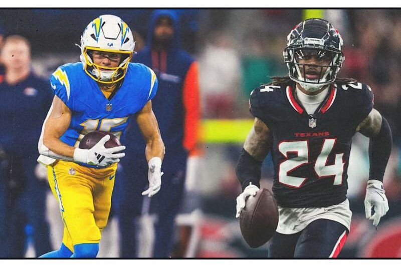 Chargers vs Texans Match Player Stats